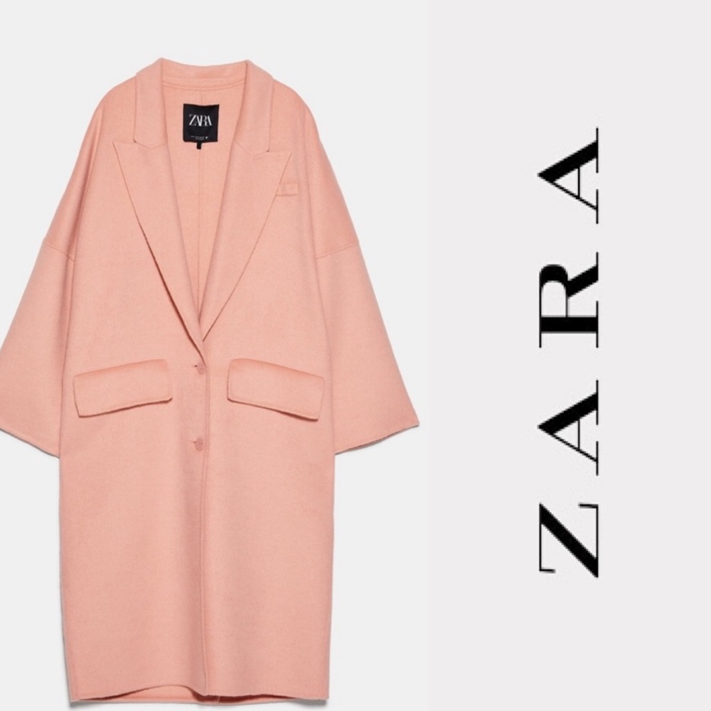 Beautiful long salmon coat 🧥 - Picture 1 of 6